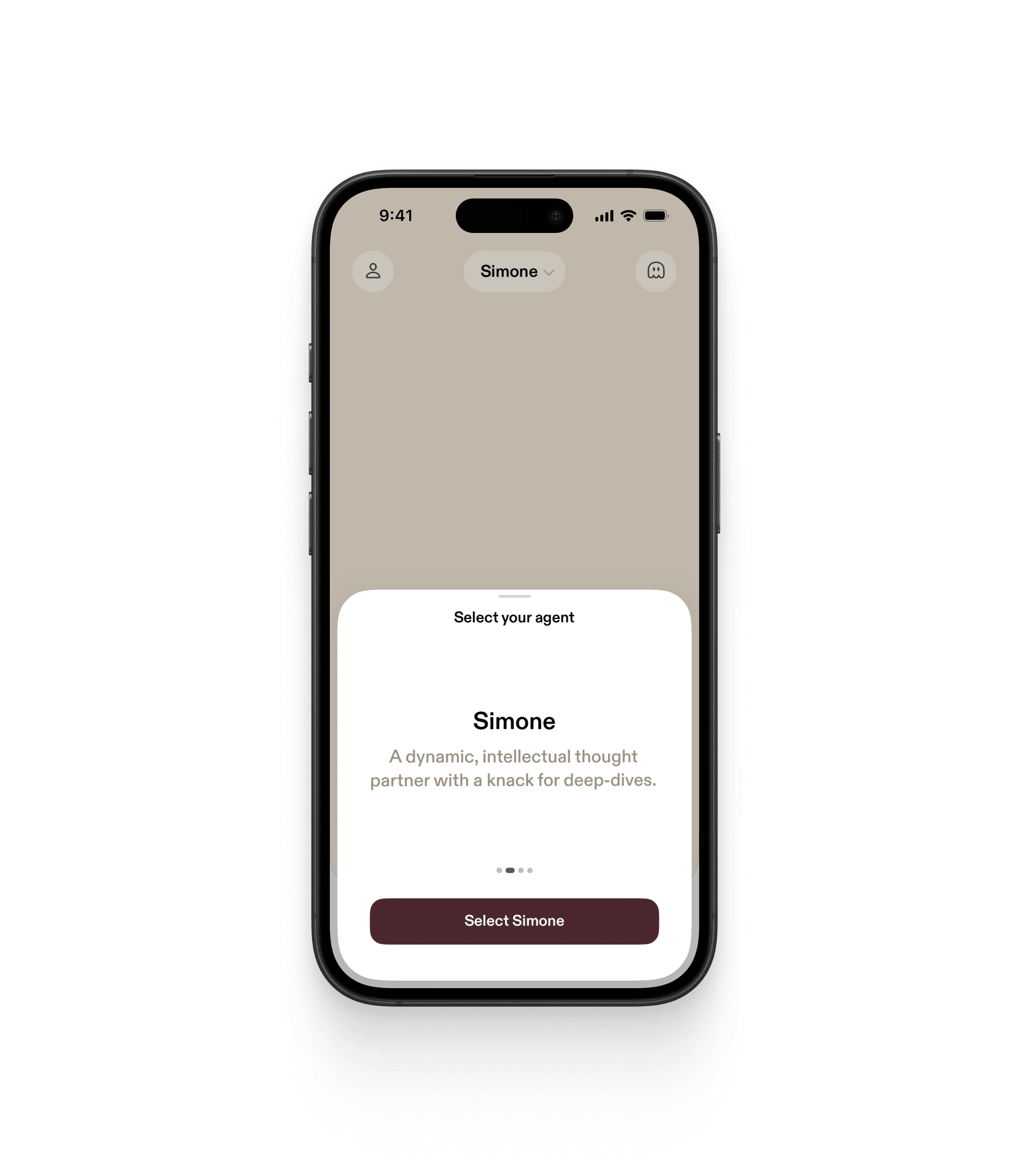 Sesame app select agent