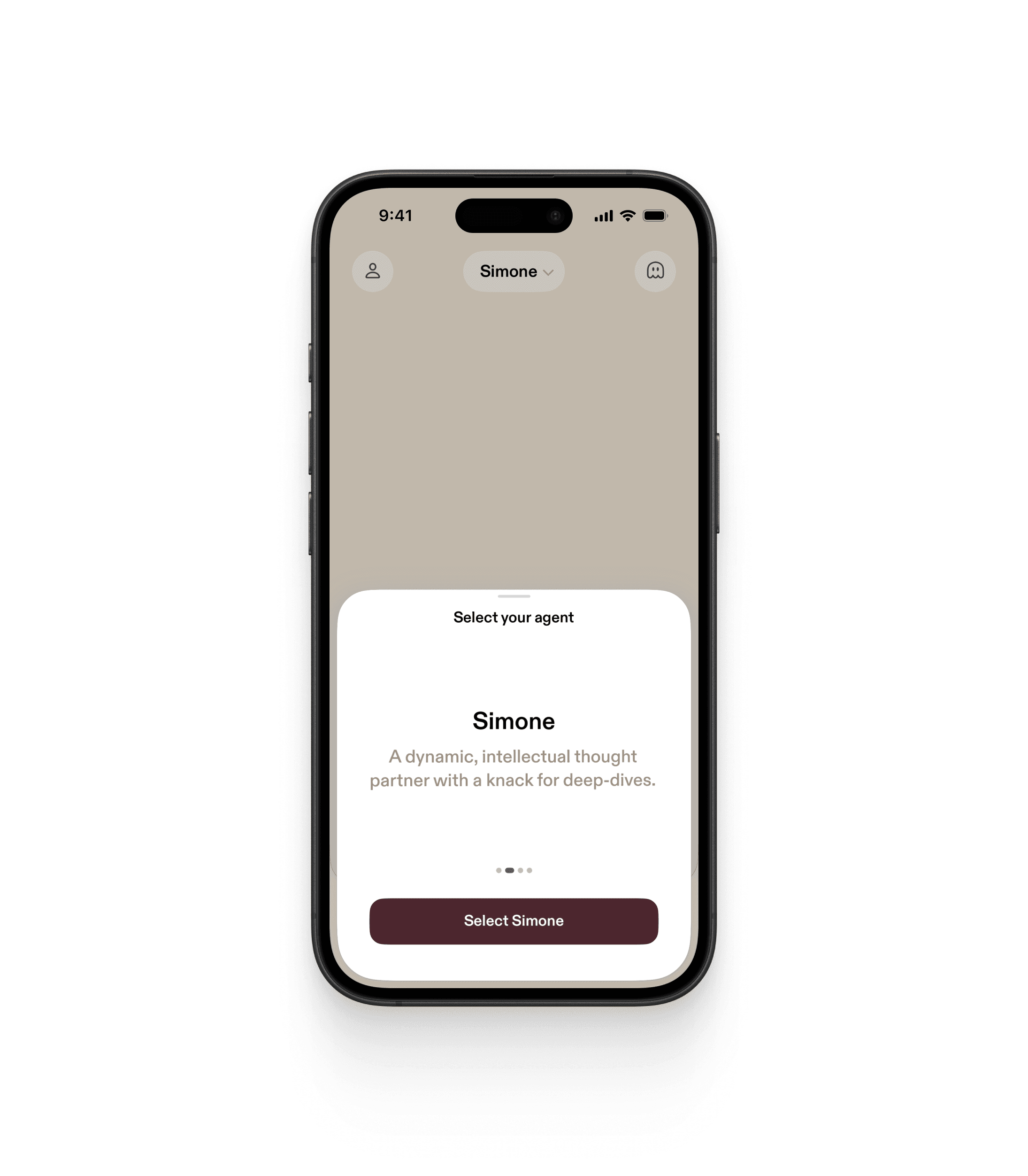 Sesame app select agent